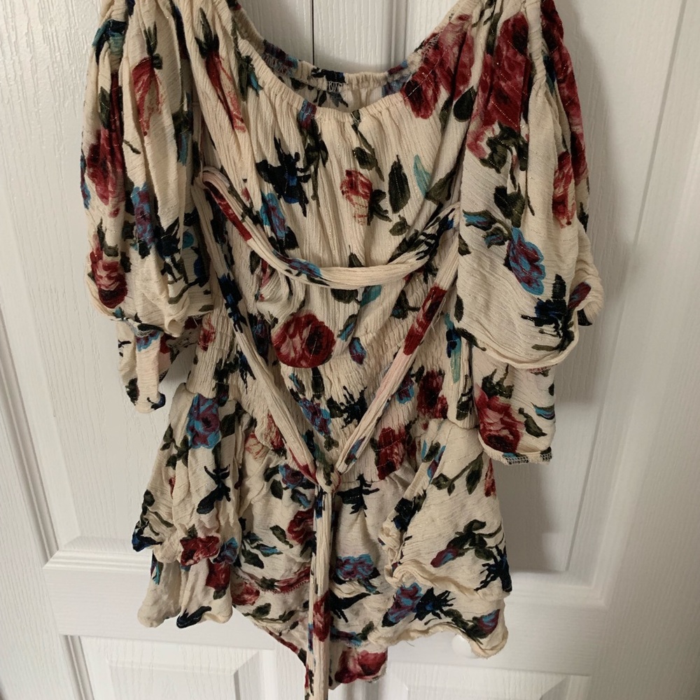 off the shoulder romper
